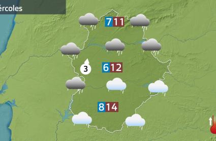 Mapa de previsión del 21 de enero