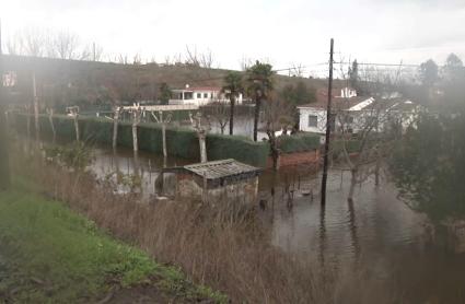 'La Isleta' de Coria durante los últimos temporales