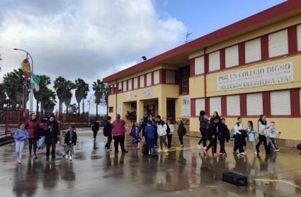 El Colegio Público de Gabriel es desalojado el 5 de febrero de 2026 debido a las inclemencias meteorológicas