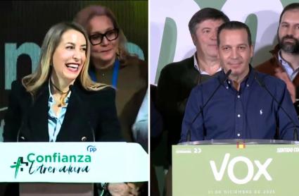 María Guardiola y Óscar Fernández Calle en imagen de archivo