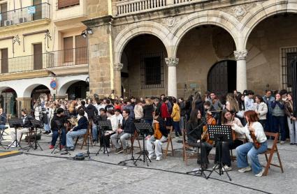 Flashmob en Plasencia