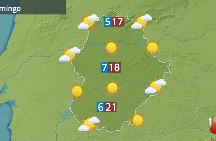Mapa de previsión del 1 de marzo