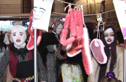 Los Jurramachos en las calles de Montánchez