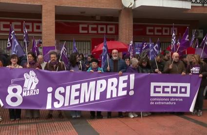 Comisiones Obreras en Extremadura reivindica el 8M