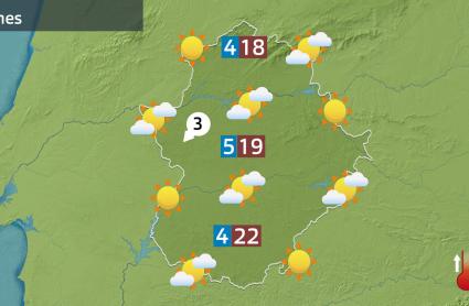 Mapa de previsión del 30 de marzo
