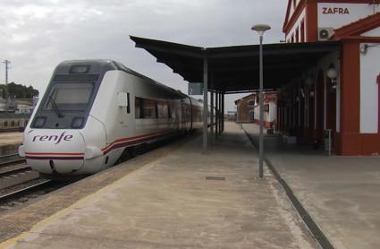 Estación de tren de Zafra en una imagen de archivo