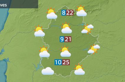 Mapa de previsión del 18 de marzo