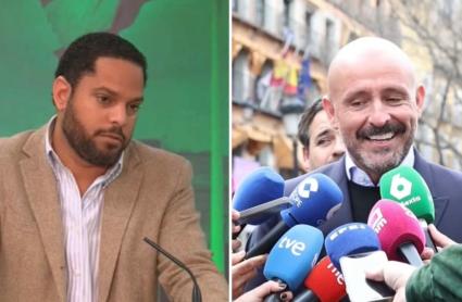 Ignacio Garriga, secretario general de Vox y Jaime de los Santos, diputado del Partido Popular
