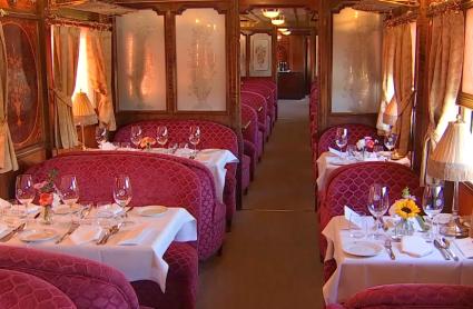 Interior del tren Al-Andalus