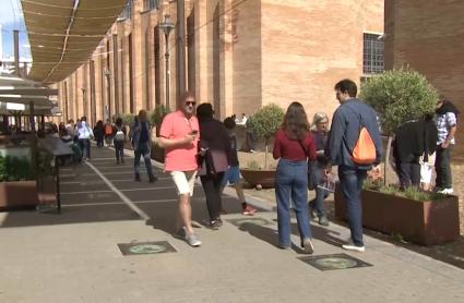 Turistas en Mérida durante la Semana Santa de 2026
