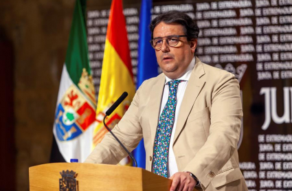 El consejero de Sanidad de la Junta de Extremadura, José María Vergeles