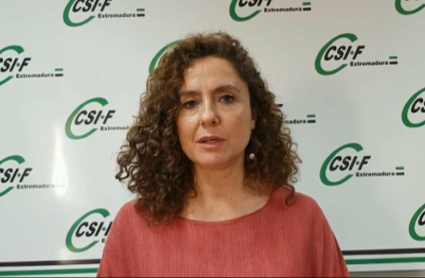 Imagen de Mercedes Barrado, presidenta de Educación en CSIF