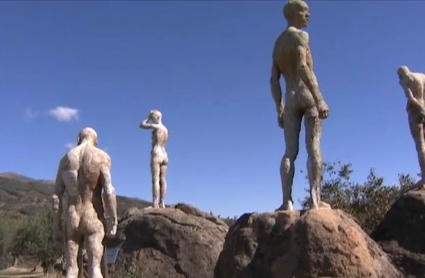Esculturas de 'El Mirador de la Memoria'