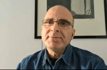 Imagen de la entrevista al epidemiólogo extremeño José Antonio López Guerrero
