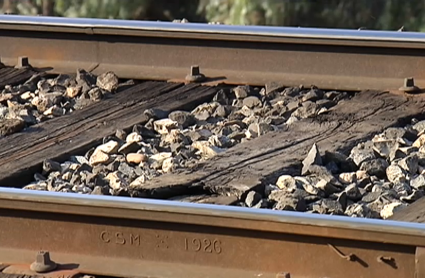 traviesas madera tren