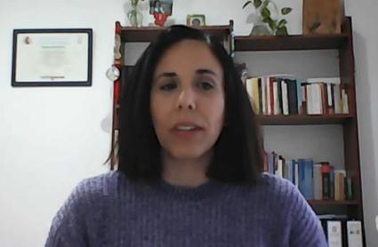 Azucena Metidieri, miembro de la asociación profesional de agentes de Igualdad de Extremadura 