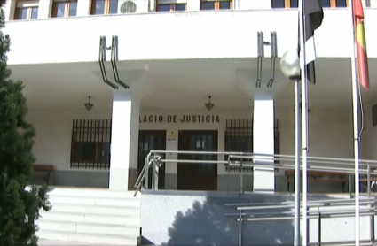 Juzgados de Coria, esta mañana 
