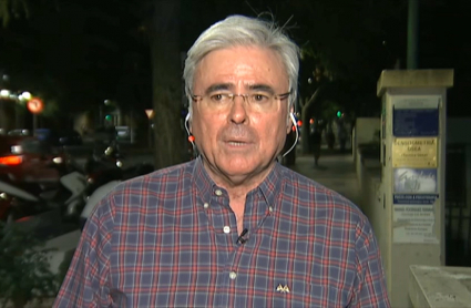 Francisco Castañares durante la entrevista 