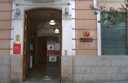Fachada de la Diputación de Badajoz