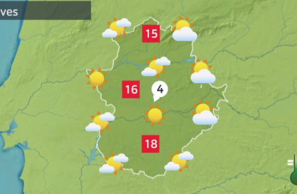 Mapa de tiempo previsto para hoy jueves 17 de marzo