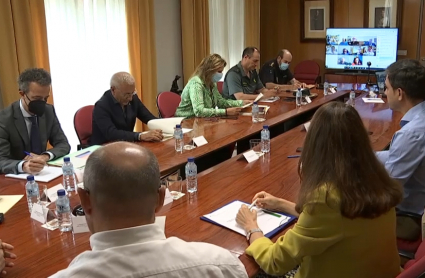 Mesa de coordinación contra incendios reunida esta mañana 
