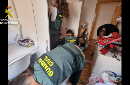Operación de la Guardia Civil en Montehermoso