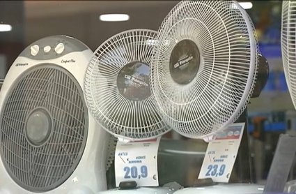 Ventiladores para combatir la ola de calor