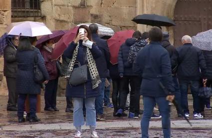 Turistas en Cáceres