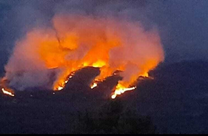 Incendio en La Vera