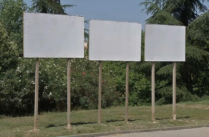 Espacios para los carteles electorales