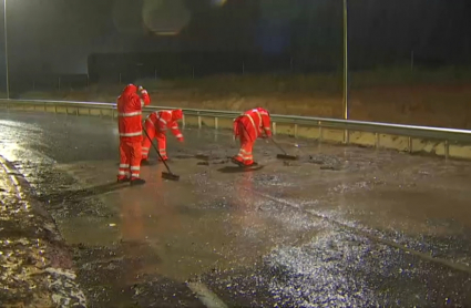 Carreteras afectadas por la borrasca Celine