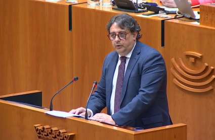 José María Vergeles durante el Debate Sobre el Estado de la Región