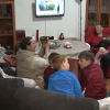 La familia ucraniana Dehtiarenko se reencuentra en Llerena