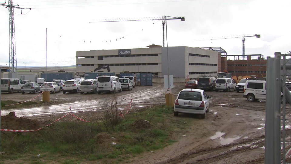 Obras en el nuevo hospital de Don Benito - Villanueva