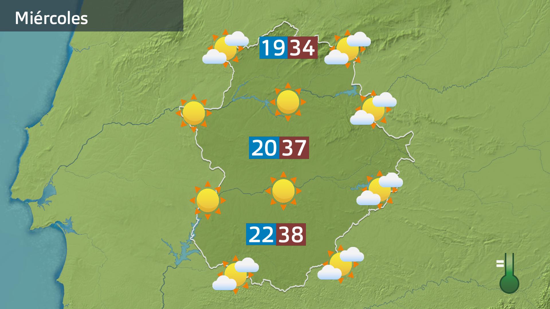 Mapa de previsión del 28 de agosto