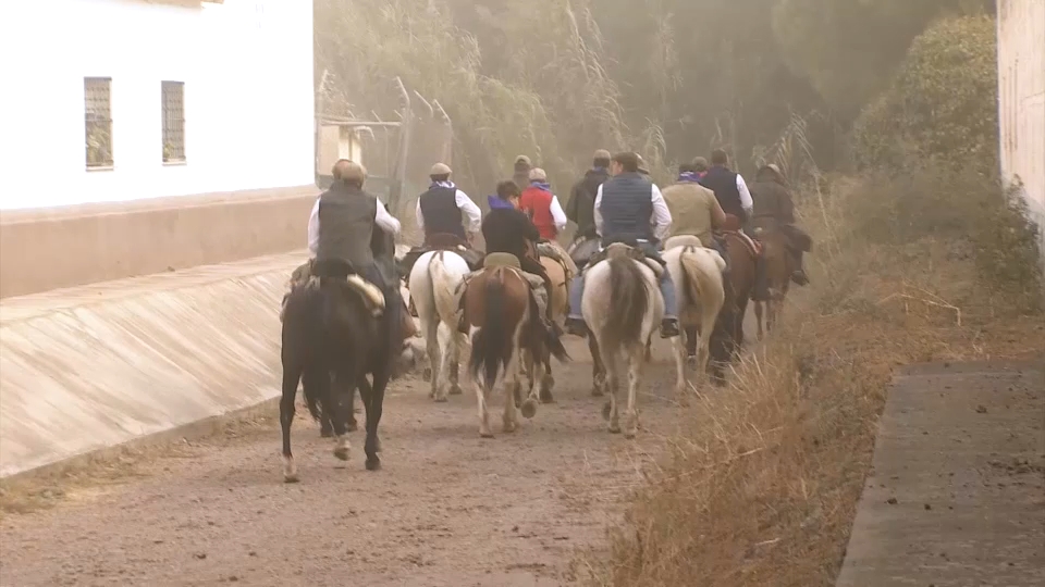 Caballistas rumbo a Guadalupe
