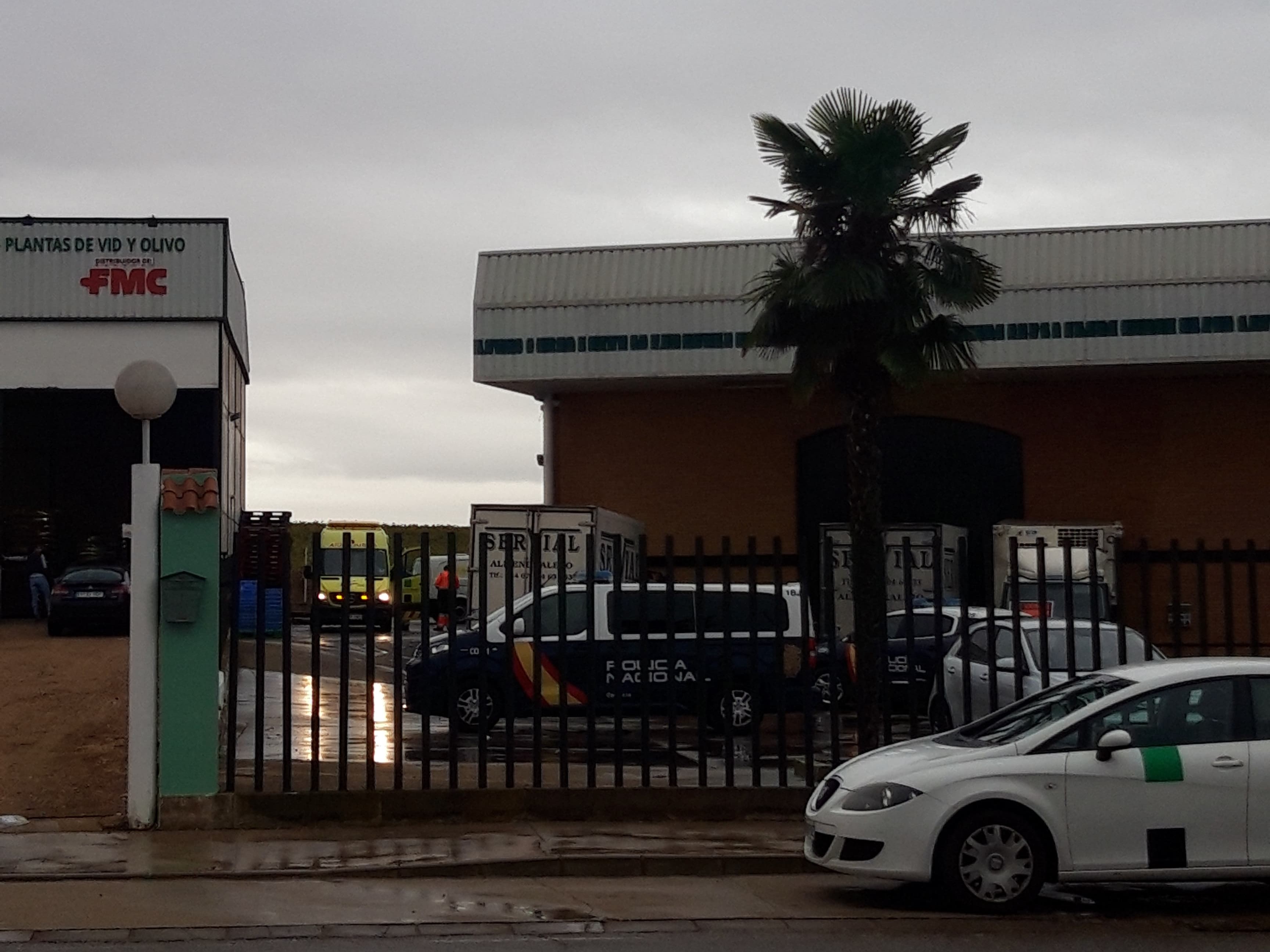 Accidente laboral en Almendralejo