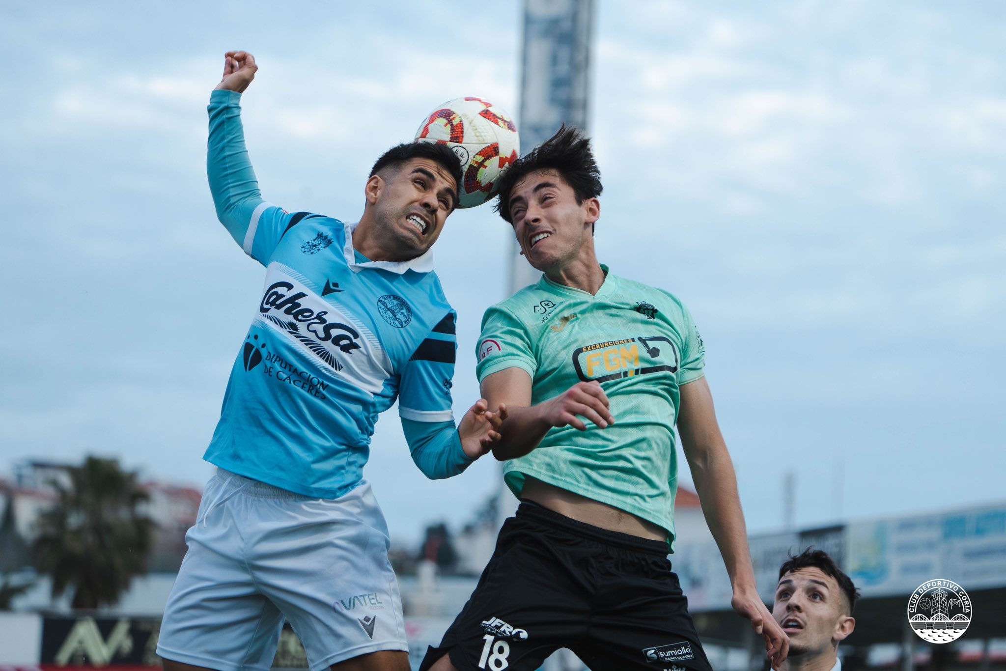 Telles en el duelo del Coria ante el Illescas.