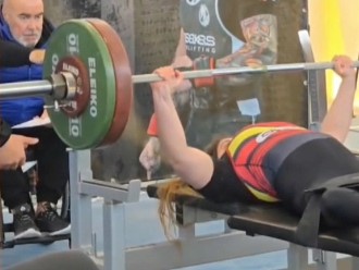 Loida Zabala logra el Récord de España al levantar 100 kilos