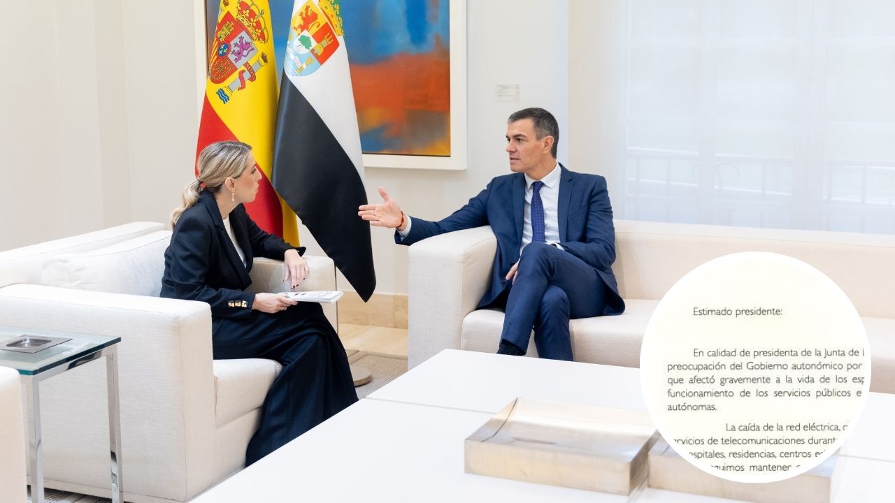 María Guardiola mantiene una reunión con Pedro Sánchez - Imagen de archivo