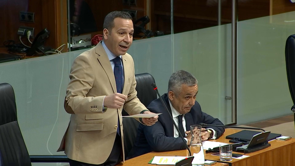 El diputado de Vox en la Asamblea de Extremadura, Óscar Fernández