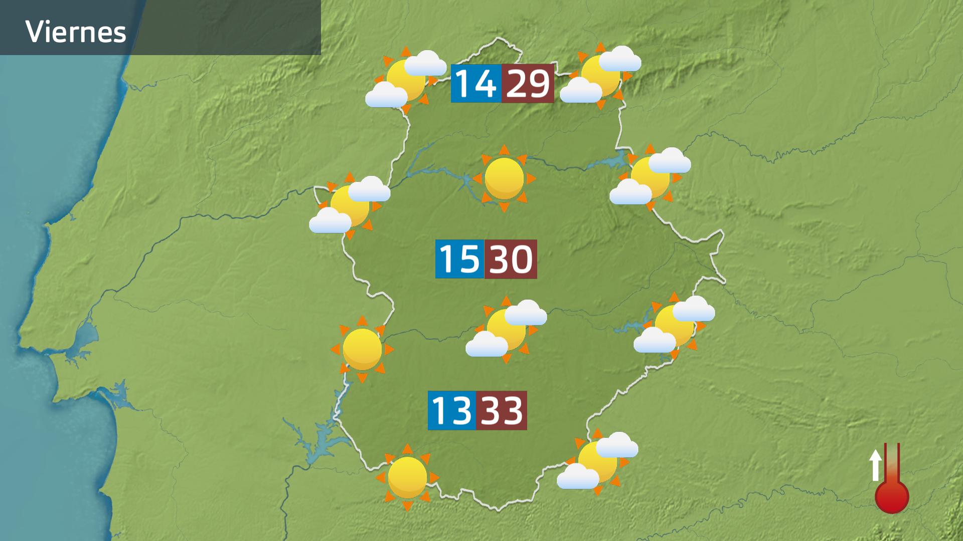 Mapa de previsión del 29 de agosto