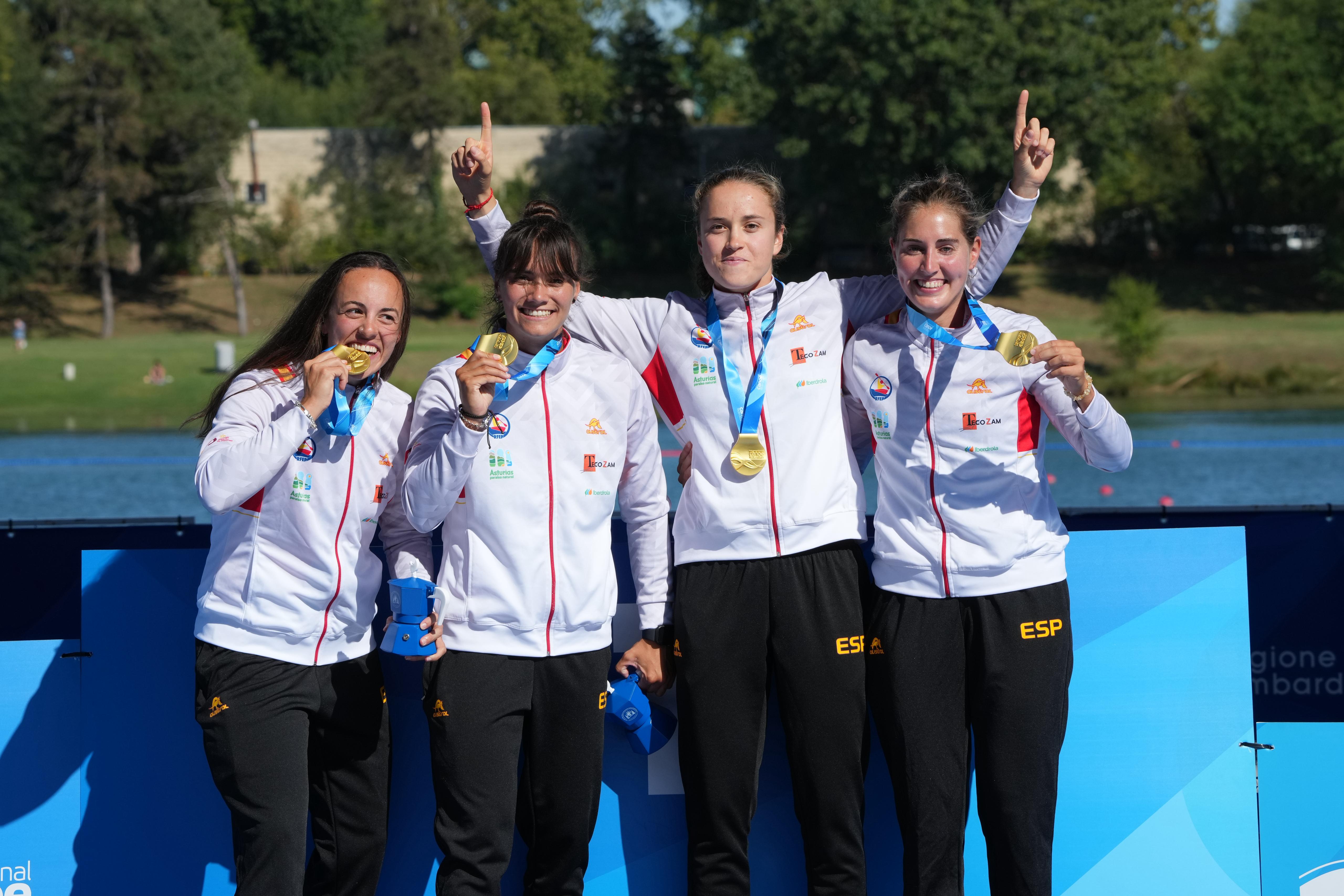 Estefanía Fernández con el K4.500