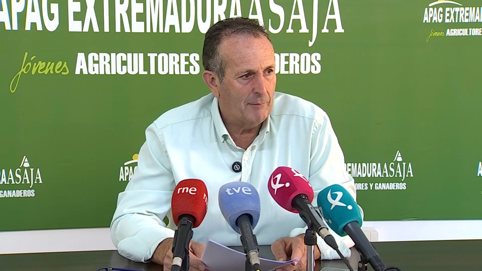 Juan Metidieri, presidente de Apag Extremadura Asaja