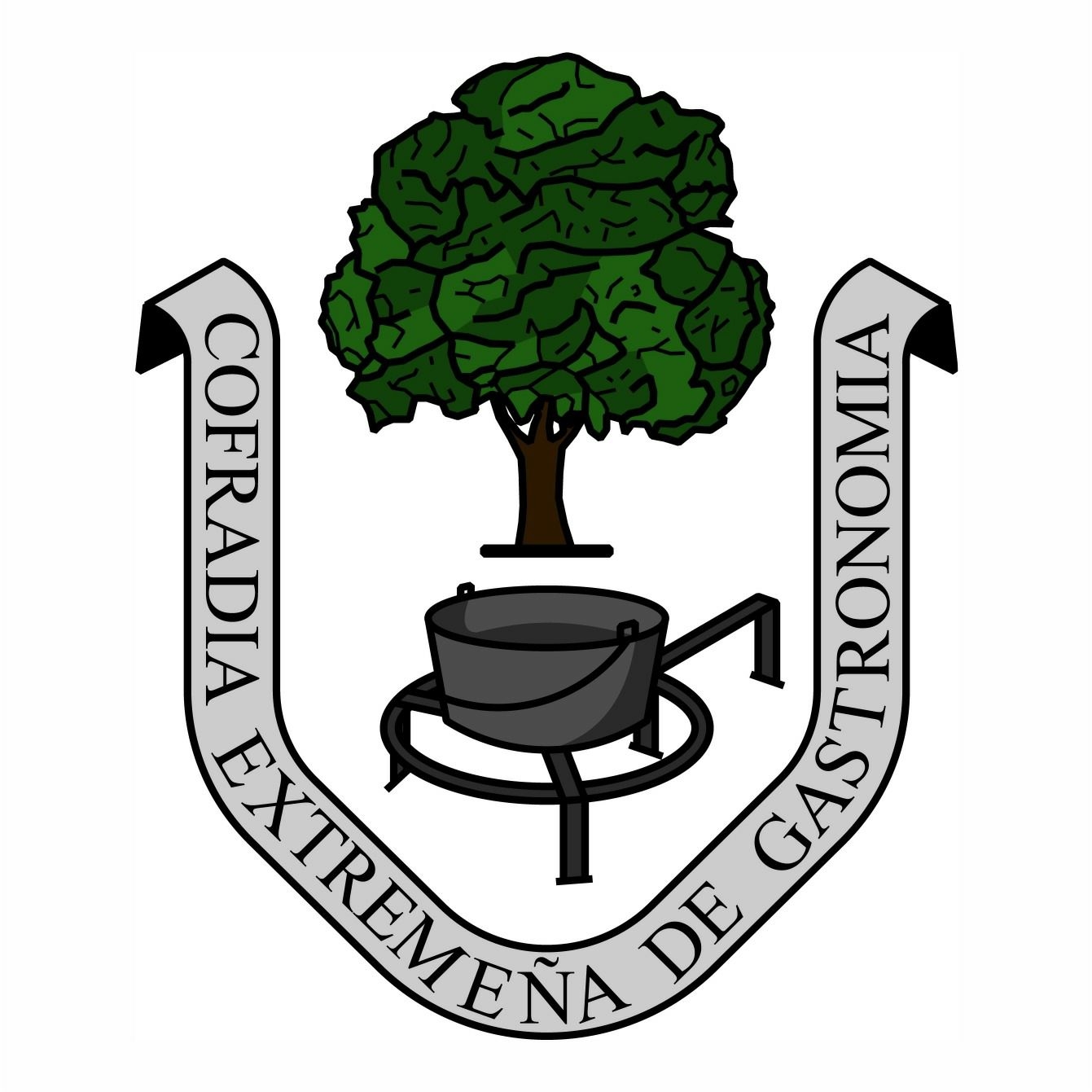 Logo de la Cofradía Extremeña de la Gastronomía