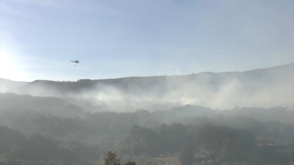 Incendio en Cuacos de Yuste
