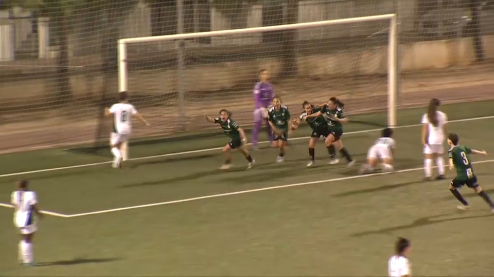 Daysy anota el 1-0 para el Sport Extremadura frente al Cacereño en la Copa de la Reina