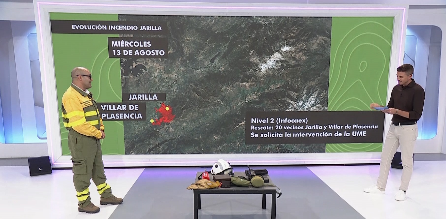 El de Jarilla es el incendio más importante de nuestra historia