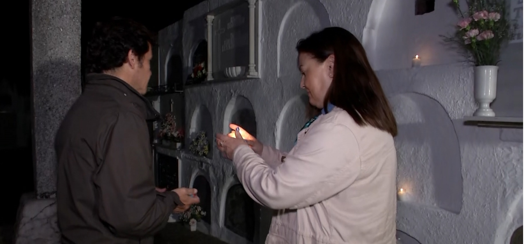 Velas para los difuntos sin familiares vivos 