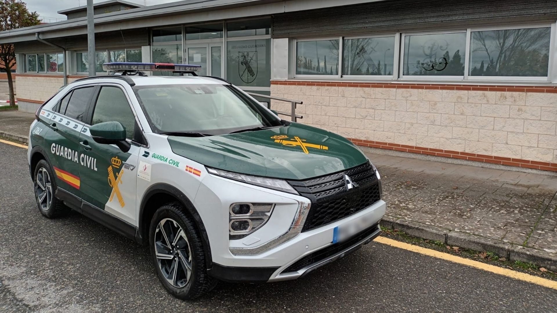 Vehículo de la Guardia Civil